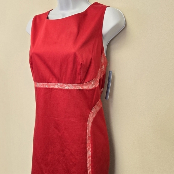 Antonio Melani Bianca Sheath Dress Valentine Pop of Sun Red 12 - Picture 3 of 10